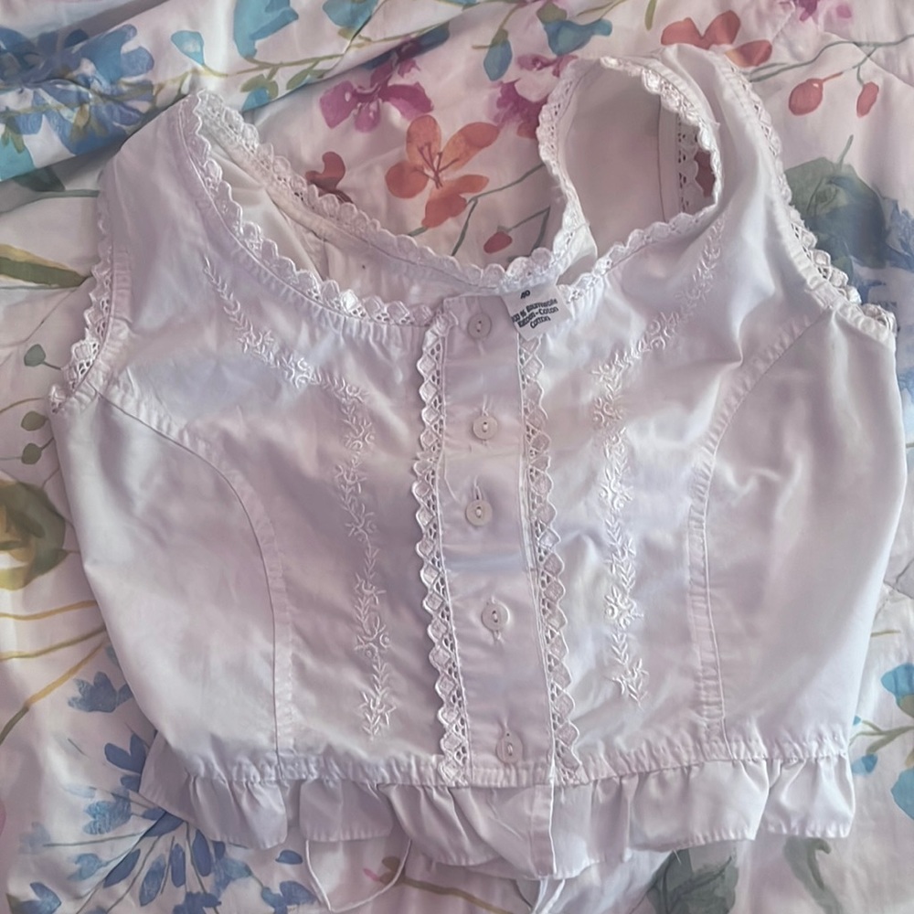 Vintage corset style top!